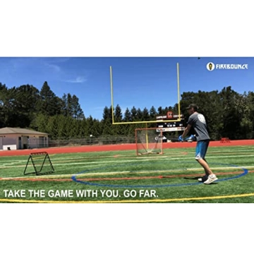 Lightweight Firebounce Lacrosse Rebounder for Easy Training