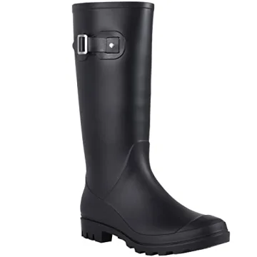 Evshine Women's Knee High Rain Boots - Stylish & Waterproof