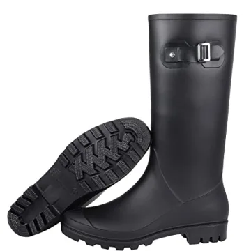 Evshine Women's Knee High Rain Boots - Stylish & Waterproof