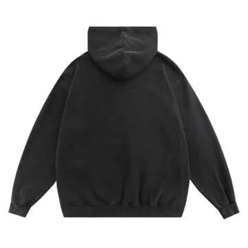 Aelfric Eden Mens Oversized Graphic Hoodies Abstraction Print Washed Hoodie Sweatshirt Unisex Hooded...