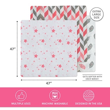 Muslin Swaddle Blanket Set for Baby Comfort and Style