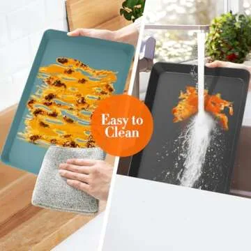 WOWBOX 4 pcs Serving Tray Set for Snacks and Desserts