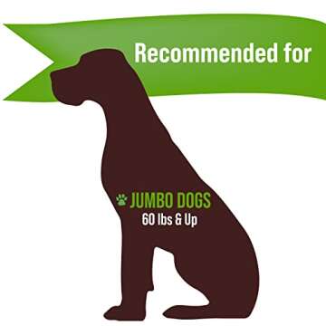 Buck Bone Organics Dog Chews, Elk Antlers for Dogs, Long Lasting Dog Bones for Aggressive Chewers, All Natural, No Preservatives, Wild Shed in The USA (Jumbo)