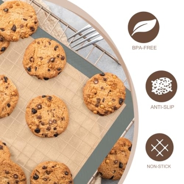 Buy Silicone Baking Mat 3-Pack: Non-Stick & Reusable