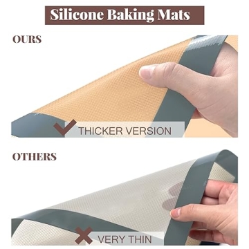 Buy Silicone Baking Mat 3-Pack: Non-Stick & Reusable
