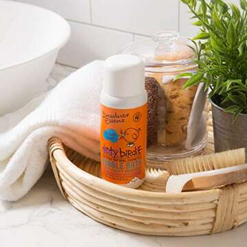 European Soaps Dirty Birdie Fresh-Fruity Mandarin Bubble Bath, 8.8 Fluid Ounce