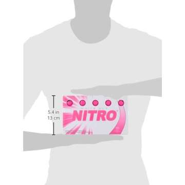 Nitro Long Distance Peak Performance Golf Balls (15PK) All Levels White Out 70 Compression High Velo...