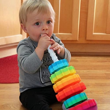 CAPT.GOOSE Baby Stacking Rings Toy for Toddlers and Infants