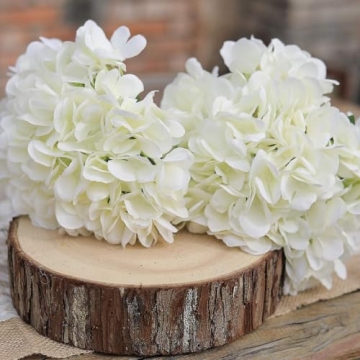 Elegant PARTY JOY Artificial Hydrangea Flowers for Home Decor