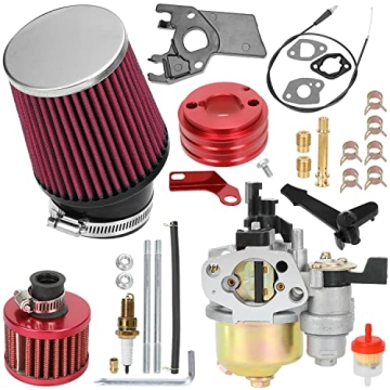 YOXUFA 212cc Carburetor Kit Replacement for Predator 212 224cc Coleman CT200U CT200U-EX BT200X Baja ...
