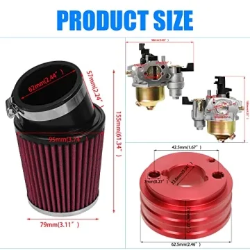 YOXUFA 212cc Carburetor Kit for Predator & Coleman Mini Bikes