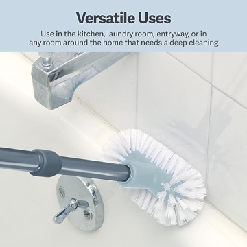 Versatile Casabella Extendable Bathroom Scrubber Brush for Easy Cleaning