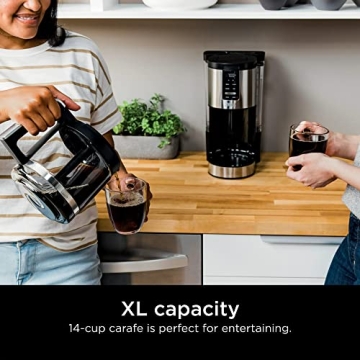 Ninja DCM200 14-Cup Programmable Coffee Maker for Perfect Brews