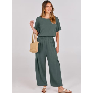 Comfortable Linen Jumpsuits for Women Summer 2024