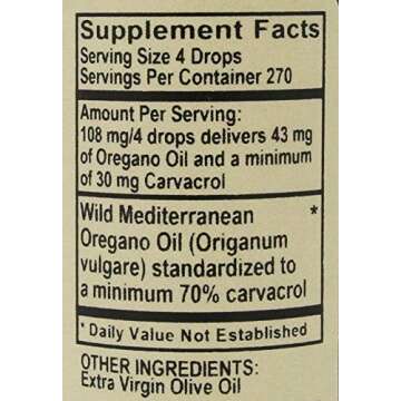 Vitality Works, Oregano Oil (1x1Oz )