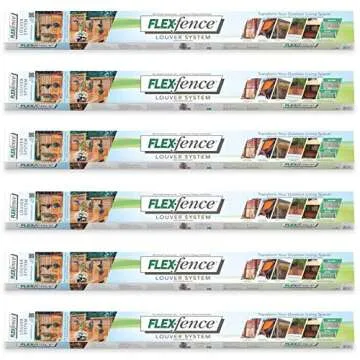 Flex-Fence Pack of 6 Sturdy Decorative Fencing
