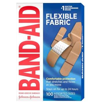 Band-Aid Brand Flexible Fabric Adhesive Bandages - Twin Pack, 2 x 100 ct