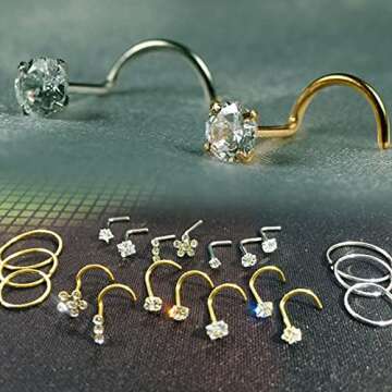 Carperton Gold Nose Rings for Women - Stylish Jewelry