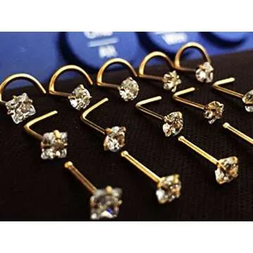 Carperton Gold Nose Rings for Women - Stylish Jewelry