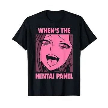 When's the Hentai Panel Ahegao Shirt - Unique Anime Design for Fans
