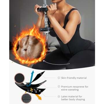 FeelinGirl Waist Trainer for Ultimate Tummy Control