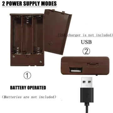 Hairui 32IN Red Berry Lighted Branches with Timer