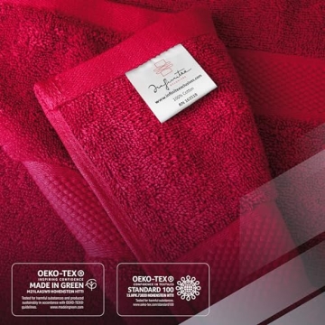 Luxury 100% Ring-Spun Cotton Towels Set of 4
