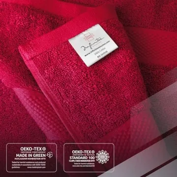 Luxury 100% Ring-Spun Cotton Towels Set of 4