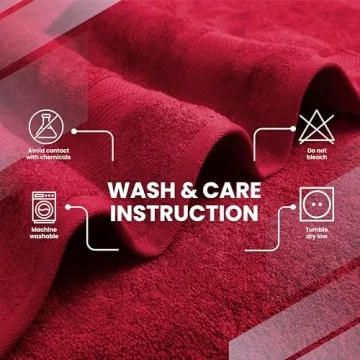 Luxury 100% Ring-Spun Cotton Towels Set of 4