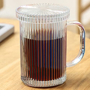 Lysenn Iridescent Glass Coffee Mug for Coffee Lovers