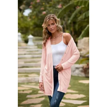 Lightweight Long Sleeve Cardigan for Women - MEROKEETY