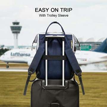 Chic LOVEVOOK Laptop Backpack for Work and Travel