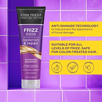 John Frieda Anti Frizz Argan Coconut Oil Shampoo for Smooth Hair