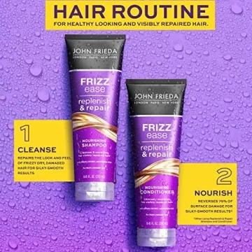 John Frieda Anti Frizz Argan Coconut Oil Shampoo for Smooth Hair