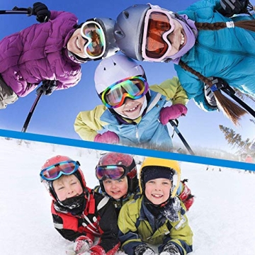 Rngeo Ski Goggles - Stylish, Comfortable, Durable for Kids
