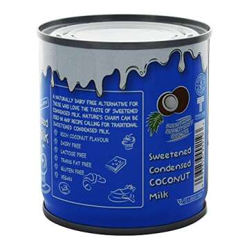 Nature's Charm Sweetened Condensed Coconut Milk, 11.25 Ounce (Pack of 6)