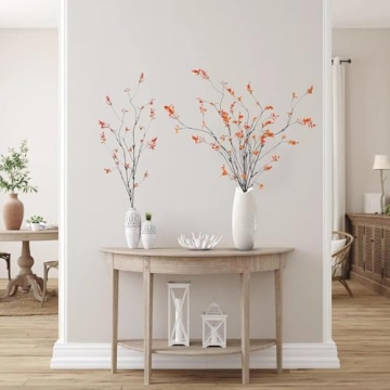 Sggvecsy Fall Artificial Ficus Branches - Realistic Decor