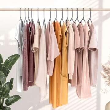 NEATERIZE Clothes Hangers - Space Saving & Durable Design