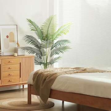 Aphighjoy 5FT Artificial Areca Palm for Home Decor