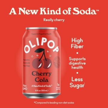 Buy OLIPOP Cherry Cola - Vegan & Gluten-Free Soda