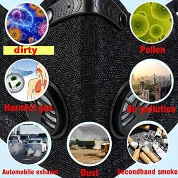 Breathable Dust Face Cover for Skiing Cycling Hiking