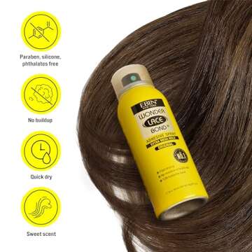 EBIN Wonder Lace Bond Spray - Extra Mega Hold for Wig Styling