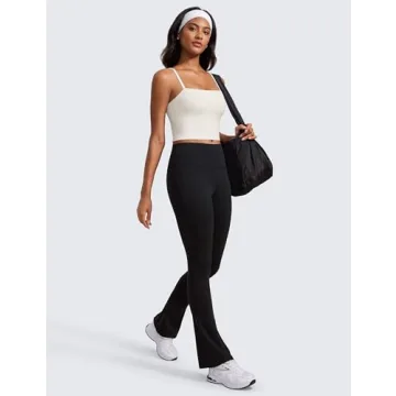 CRZ YOGA Adjustable Longline Sports Bra for Women