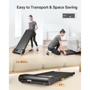 UREVO Under Desk Treadmill Portable Walking Pad 2.25HP