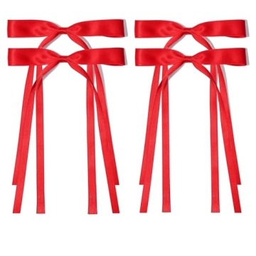 Elegant Coquette Ribbon Bowknots Hair Bows for Women Girls