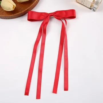 Elegant Coquette Ribbon Bowknots Hair Bows for Women Girls