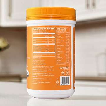 Vital Proteins Organic, Grass-Fed Beef Bone Broth Collagen - 10 oz Canister for Wellness