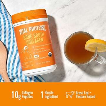 Vital Proteins Organic Beef Bone Broth - Gut Health Champion
