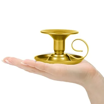 Homean Candle Holders - Elegant Gold Centerpieces for Events