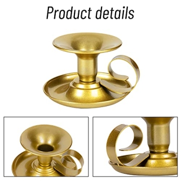 Homean Candle Holders - Elegant Gold Centerpieces for Events